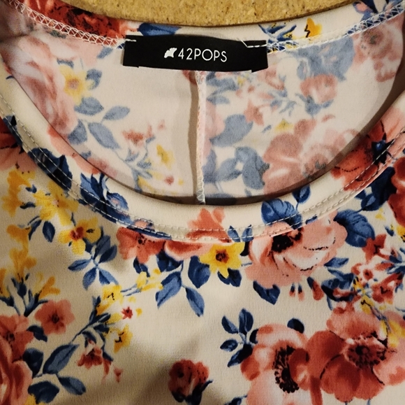 42POPS pink floral dress with pockets 💕 - Picture 4 of 5